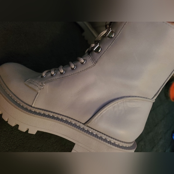 Platform Combat Lace-up Boots - Picture 9 of 15